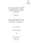 Thesis or Dissertation: Recidivism and Institutional Adjustment of Institutionalized Male Juv…
