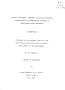 Thesis or Dissertation: A Study of Academic, Personal, Social and Financial Satisfactions of …