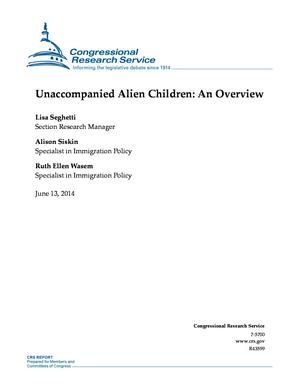 Unaccompanied Alien Children: An Overview