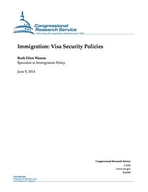 Immigration: Visa Security Policies