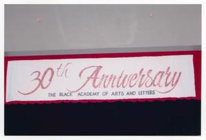 [Banner Decorated for 30th Annivesary]