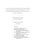 Thesis or Dissertation: Social and Economic Characteristics Related to the Immediate College …
