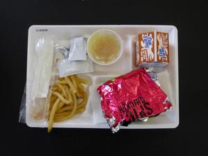 Primary view of object titled 'Student Lunch Tray: 01_20110216_01A5608'.