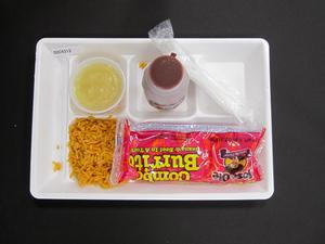Primary view of object titled 'Student Lunch Tray: 02_20110328_02C4312'.
