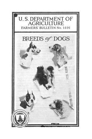 Breeds of dogs.