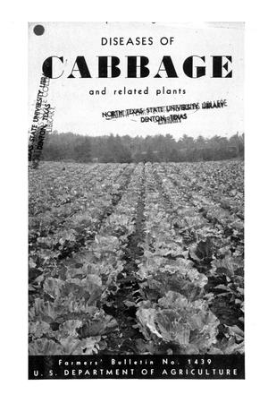 Primary view of object titled 'Diseases of cabbage and related plants.'.