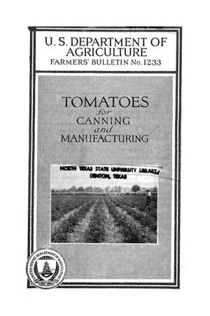 Tomatoes for canning and manufacturing.