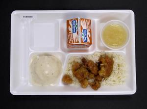Student Lunch Tray: 01_20110330_01B5890
