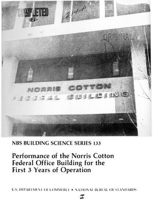 Performance of the Norris Cotton Federal Office Building for the First 3 Years of Operation