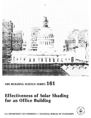 Effectiveness of Solar Shading for an Office Building