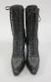 Thumbnail image of item number 2 in: 'Beaded leather boots'.