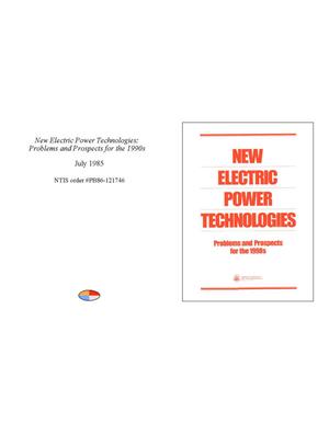 New Electric Power Technologies: Problems and Prospects for the 1990s