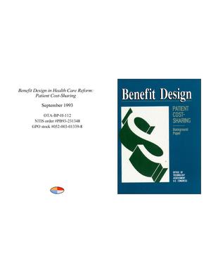 Benefit Design in Health Care Reform: Patient Cost-Sharing