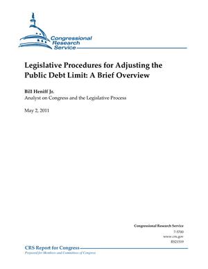 Legislative Procedures for Adjusting the Public Debt Limit: A Brief Overview