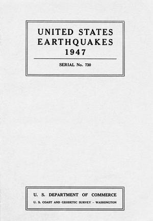 United States Earthquakes, 1947