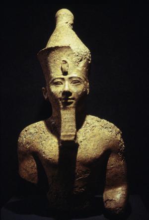 King Amenhotep II with Double Crown