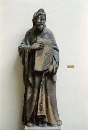 Primary view of object titled 'Prophet with Book'.
