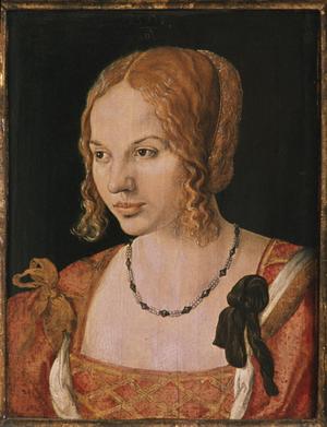 Primary view of object titled 'Portrait of a Venetian Lady'.