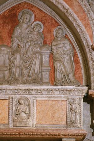 Tomb of Doge Antonio Venier's wife, Agnese (d.1410), and daughter, Ursula (d.1411), and granddaughter Petronilla de Toco