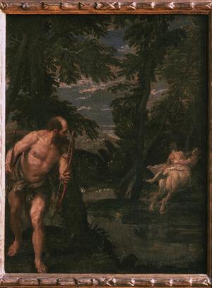 Primary view of object titled 'Hercules, Dejanira and the Centaur Nessus'.