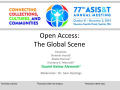Presentation: Open Access: The Global Scene