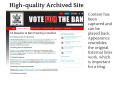 Thumbnail image of item number 4 in: 'What Makes a Good Web Archive?'.