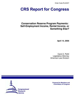 Conservation Reserve Program Payments: Self-Employment Income, Rental Income, or Something Else?