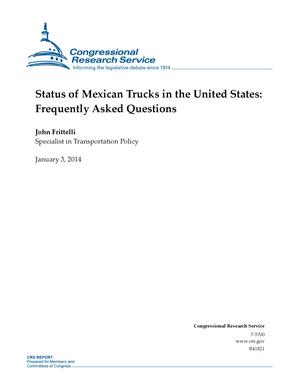 Status of Mexican Trucks in the United States: Frequently Asked Questions