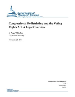 Congressional Redistricting and the Voting Rights Act: A Legal Overview