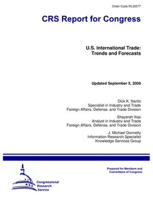 U.S. International Trade: Trends and Forecasts