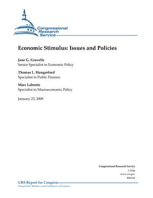 Economic Stimulus: Issues and Policy