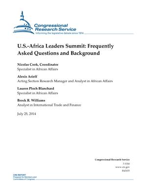 U.S.-Africa Leaders Summit: Frequently Asked Questions and Background