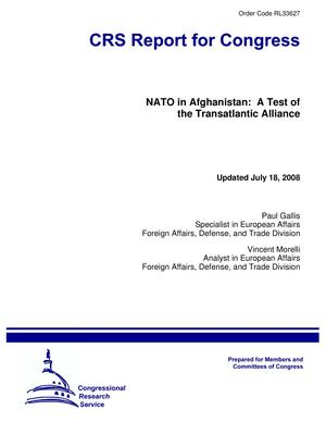 NATO in Afghanistan: A Test of the Transatlantic Alliance