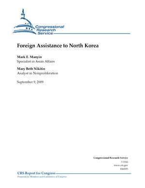 Primary view of object titled 'Foreign Assistance to North Korea'.