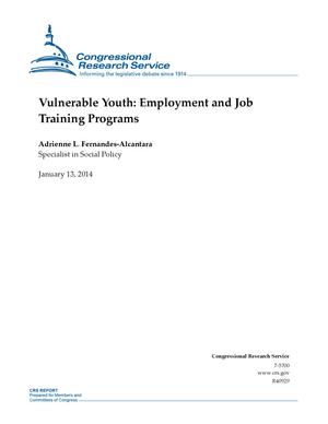 Vulnerable Youth: Employment and Job Training Programs