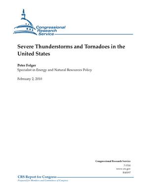 Primary view of object titled 'Severe Thunderstorms and Tornadoes in the United States'.