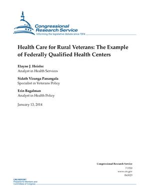 Health Care for Rural Veterans: The Example of Federally Qualified Health Centers