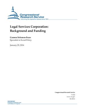 Legal Services Corporation: Background and Funding