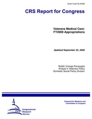 Veterans Medical Care: FY2009 Appropriations