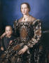 Thumbnail image of item number 1 in: 'Portrait of Eleonore of Toledo with Son Giovanni'.
