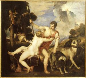 Primary view of object titled 'Venus and Adonis'.