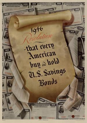 1946 resolution: that every American buy and hold U.S. savings bonds.
