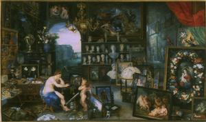 Primary view of object titled 'Allegory of Sight (figures by RUBENS)'.