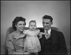 [William and Esther Krent with their daughter, 3]