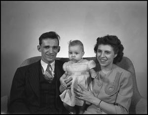 [William and Esther Krent with their daughter]