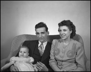 [William and Esther Krent with their daughter, 6]