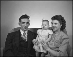 [William and Esther Krent with their daughter, 7]
