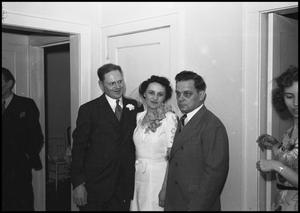 Primary view of object titled '[Joe, Bernice and an unknown man]'.