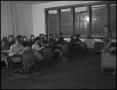 Primary view of [Mabel Henderson teaching at Henderson Settlement]