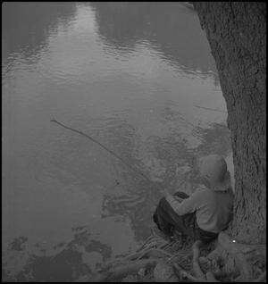 [Raymond fishing from a pond, 2]